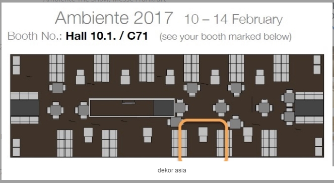 Upcoming Participant Ambiente Fair 10-14 Februari 2017